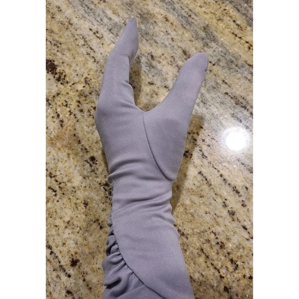 Vintage Size L XL Gray Nylon Stretch 12